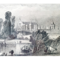 Gravure Hampton Court Middlesex